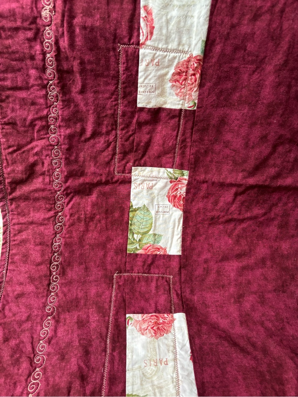 Patchwork Floral Quilt - Picture 5 of 8